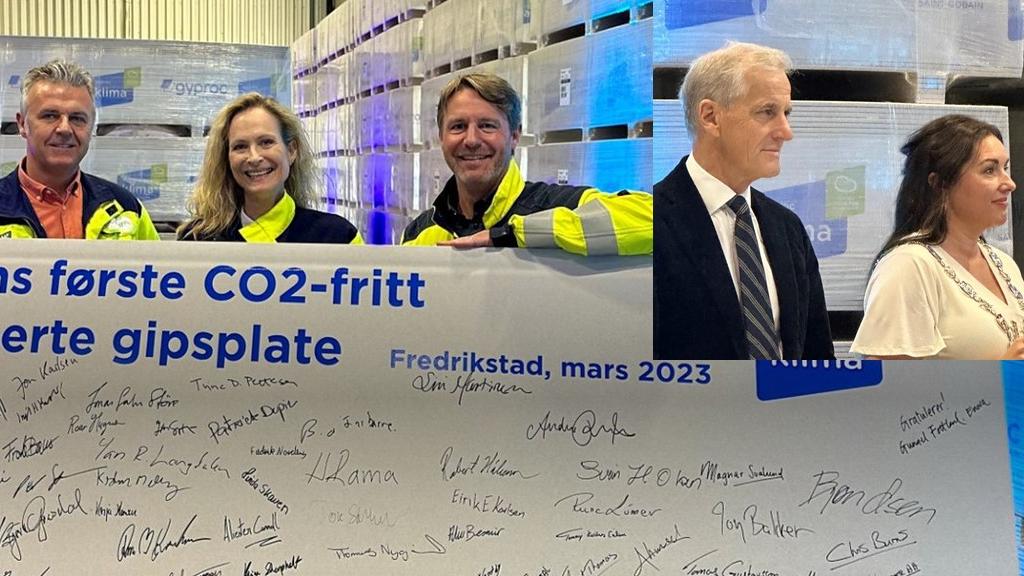 Øra – verdens første CO2 frie gipsplatefabrikk